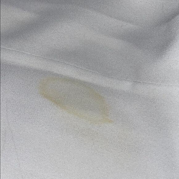 June and Hudson white high neck gown with thigh slit | Sz S - Picture 6 of 9